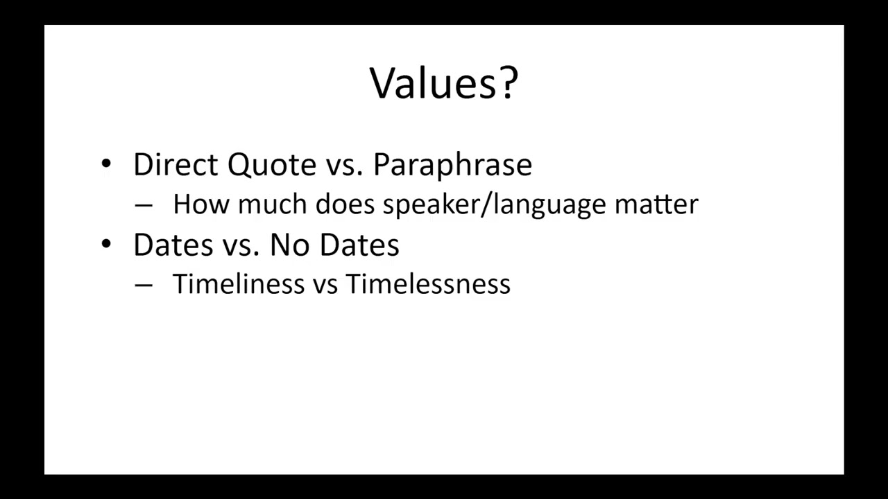 Citation and Source use