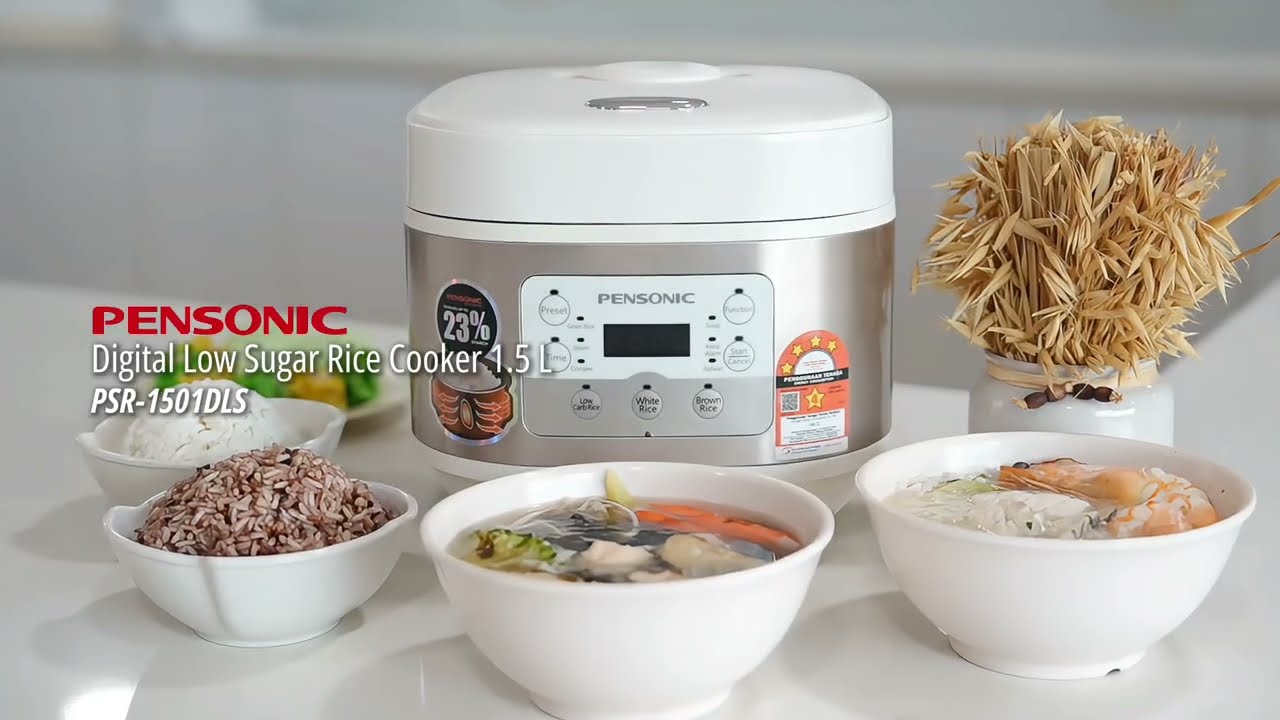 Pensonic Digital Low Sugar Rice Cooker | PSR1501DLS