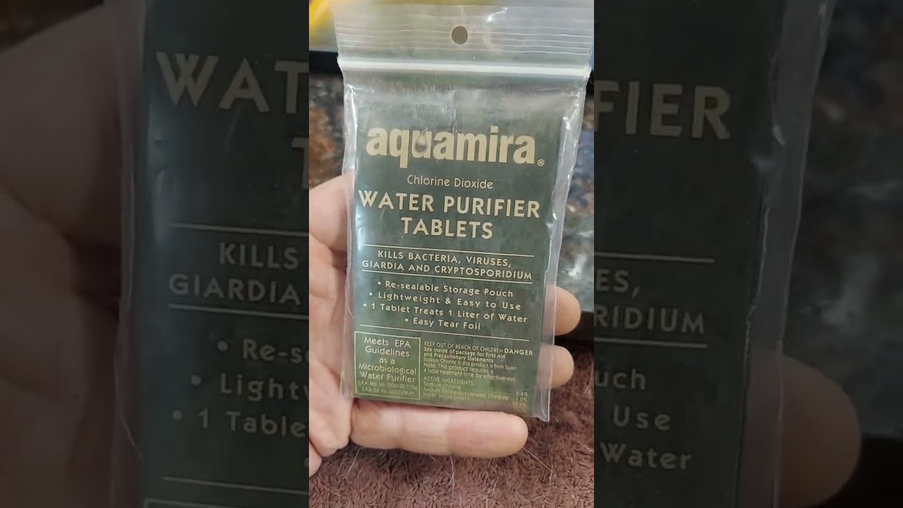 Why I have used Aquamira Water Treatment Tabs for Years