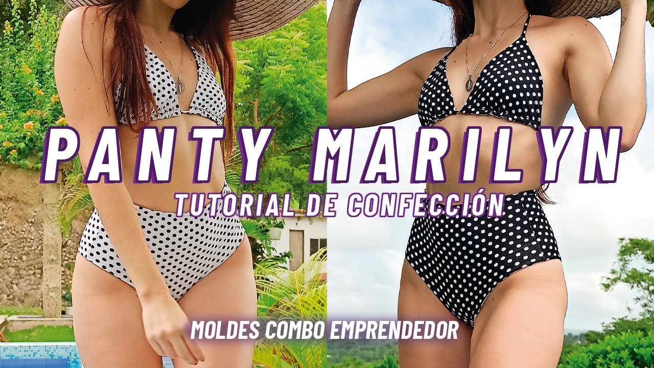 Confección de bikini reversible talle alto | Moldes Combo emprendedor ✨