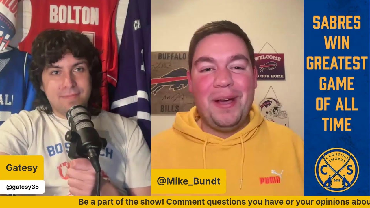 BUFFALO SABRES WIN GREATEST HOCKEY GAME OF ALL TIME | Emergency Crossing Swords
