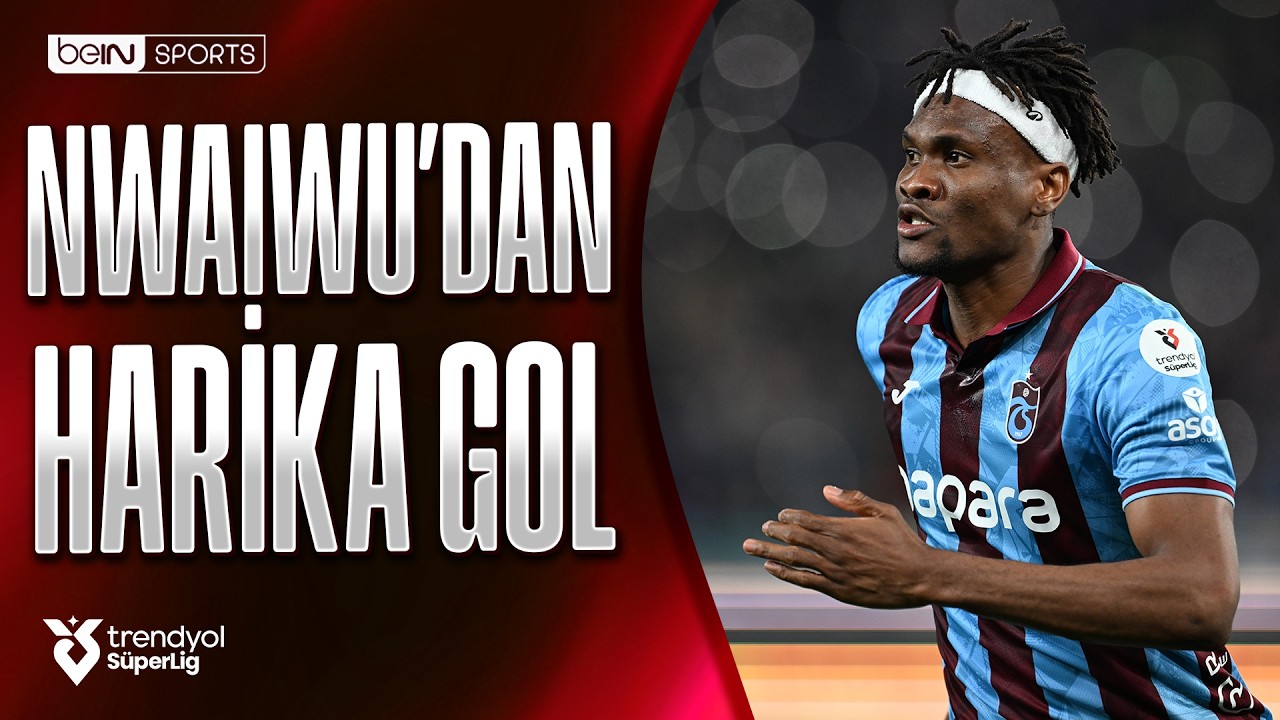 Chibuike Nwaiwu'nun Enfes Kafa Gol&uuml; | Trabzonspor - Galatasaray | Trendyol S&uuml;per Lig