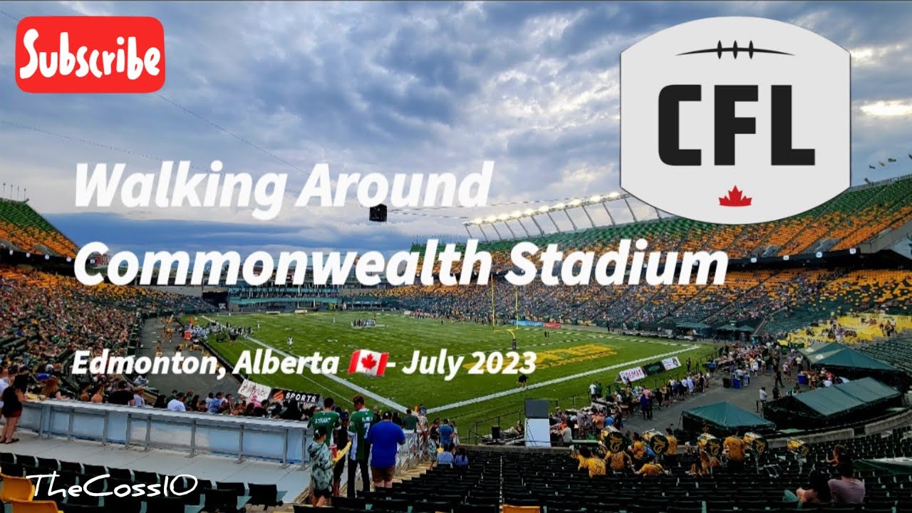🚶‍♂️Walking Around Commonwealth Stadium In Edmonton, Alberta 🇨🇦- July 29, 2023