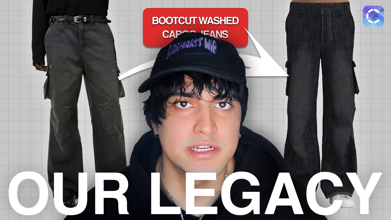 DESMONTANDO LA MODA: OUR LEGACY (CLO3D Tutorial)