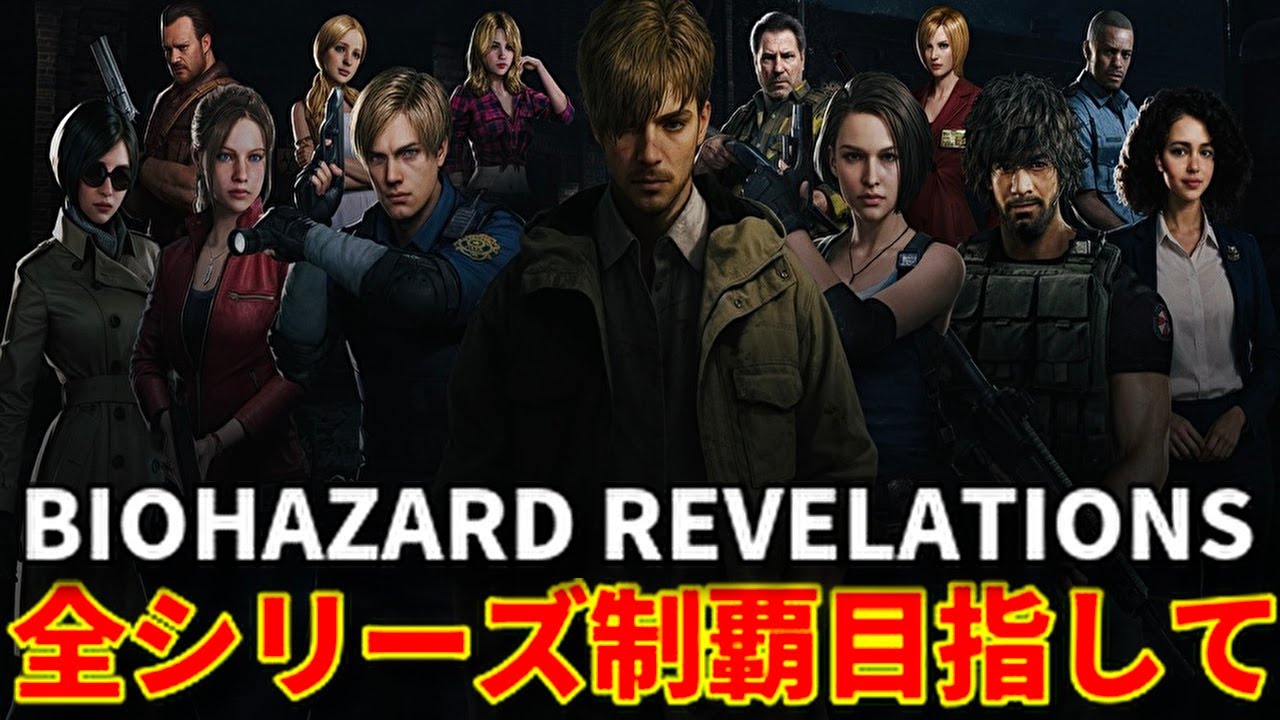 【バイオハザード9 レクイエム新作発売記念】ホラーゲーム苦手な主が歴代ナンバリング順にバイオ攻略クリア目指す！【リベレーションズ1『クリス&ジル』】