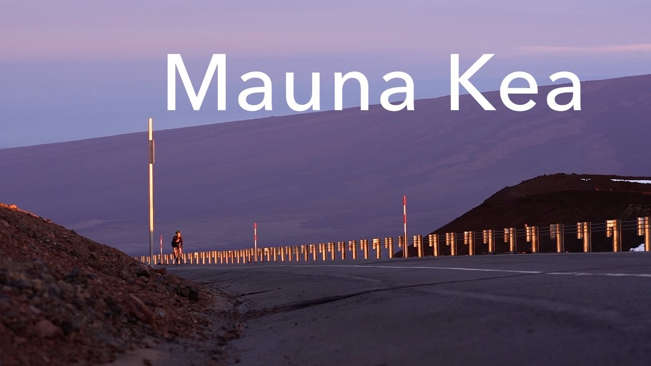 Cycling up Mauna Kea