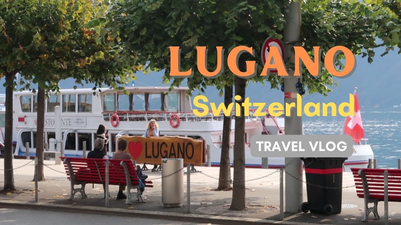 Lugano, Switzerland 🇨🇭- Sunset by the lake and hiking San Salvatore | Solo Travel Vlog