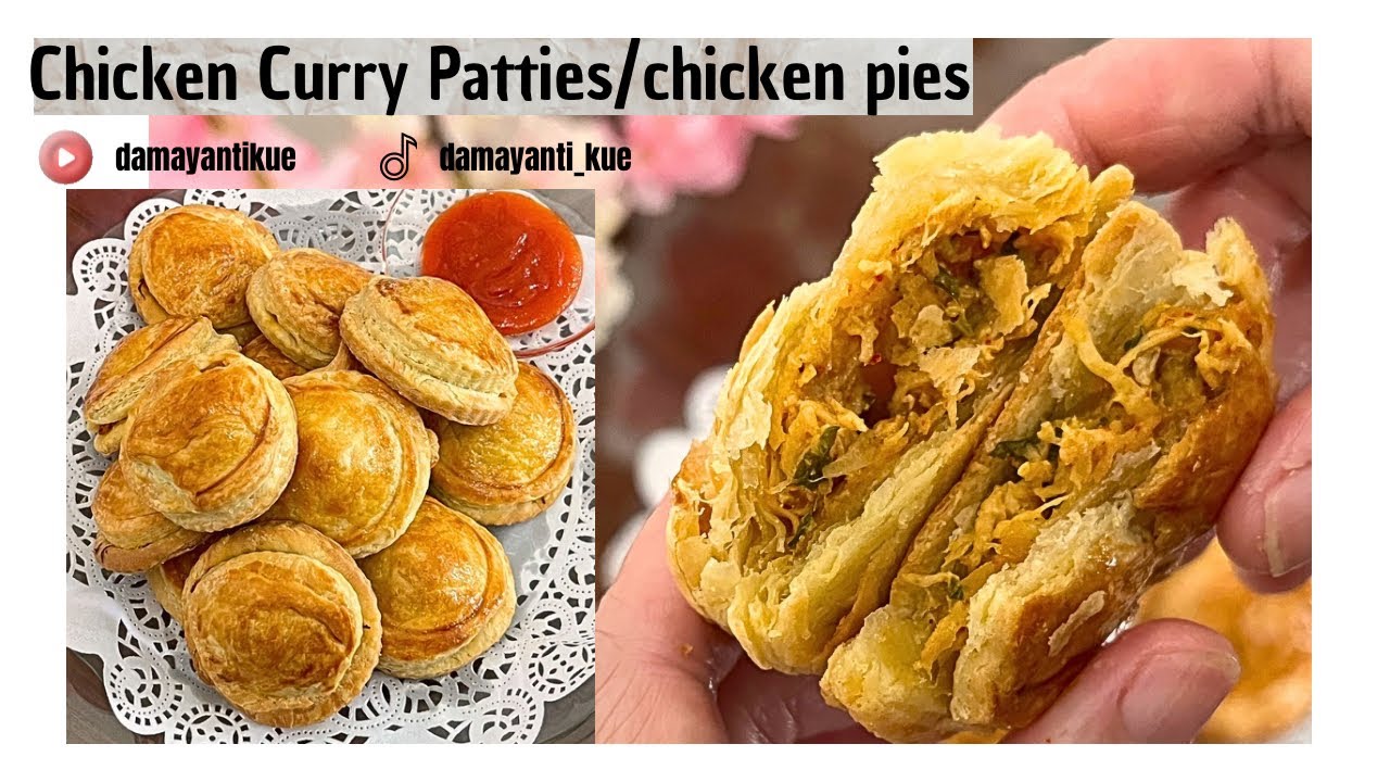 Isian sprti ini gk sya temukan di toko roti, jd sya membuat sendiri😀//Chicken curry patties