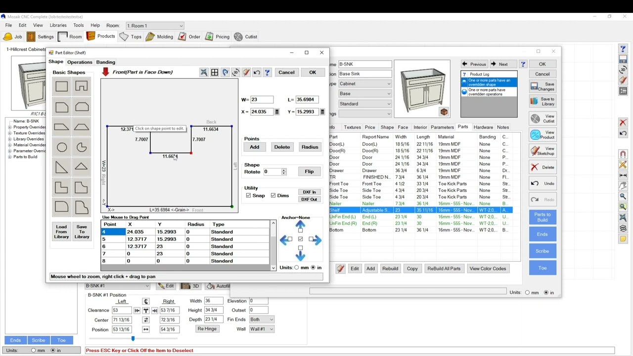 Custom Formulas (Show/Hide Tooling) - Mozaik Software Tutorials