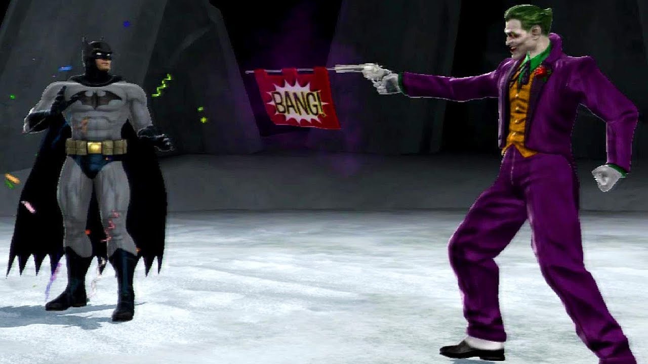 Mortal Kombat Vs DC Universe - The Joker's BANG! On All Characters