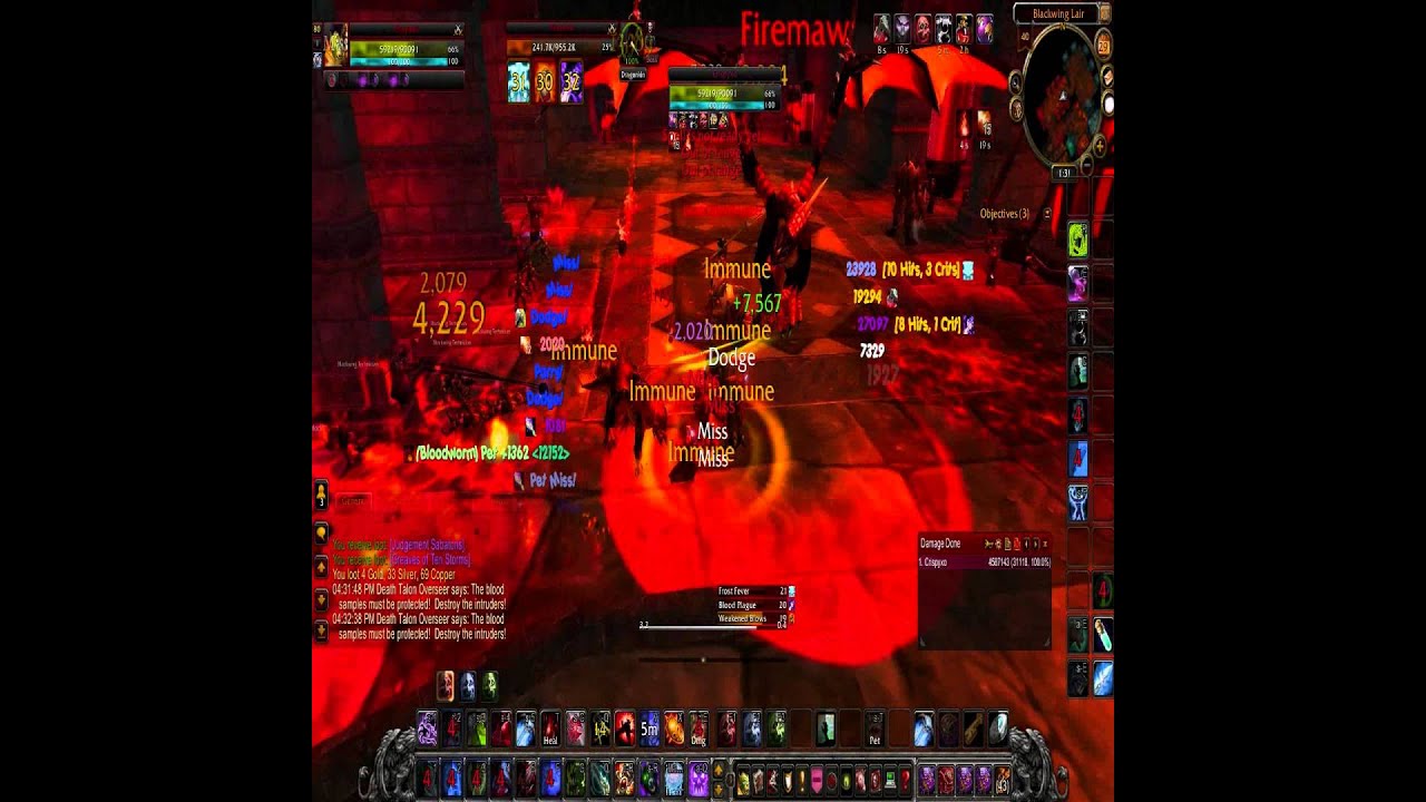 80 DK solo Blackwing Lair (Speed Run) HD