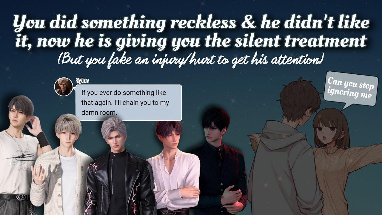 You did something reckless & he didn't like it, now he is giving you the silent treatment