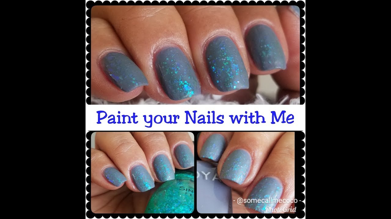 Paint Your Nails with Me | Zoya Caitlyn & SinfulColors Green Ocean