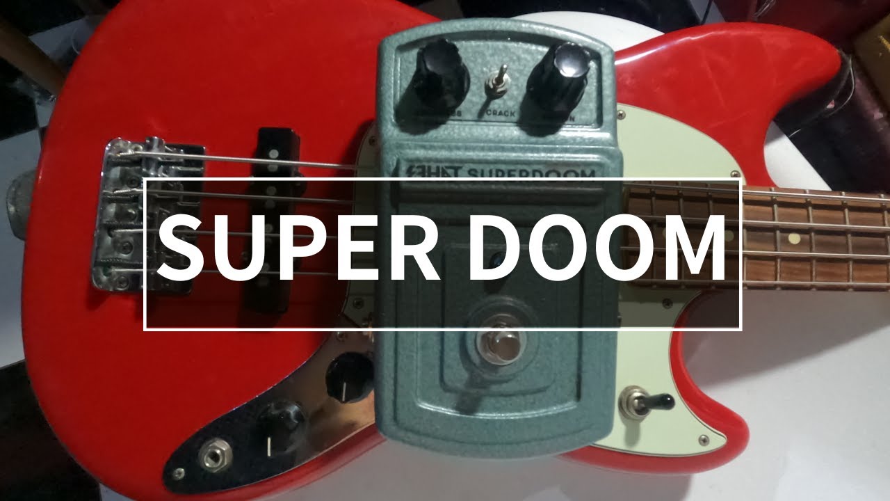 Sehat Effectors - SUPER DOOM Fuzz (Fender Mustang PJ, Orange Amp, Shure SM57)