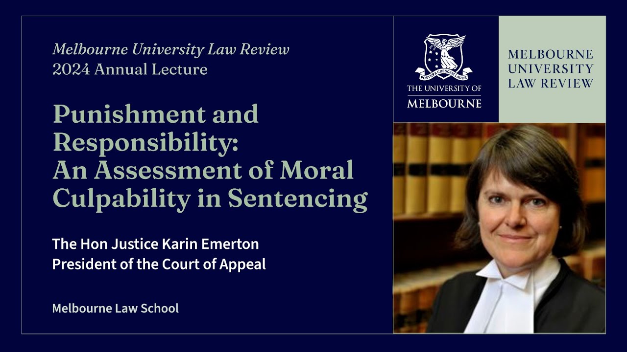 Melbourne University Law Review 2024 Annual Lecture