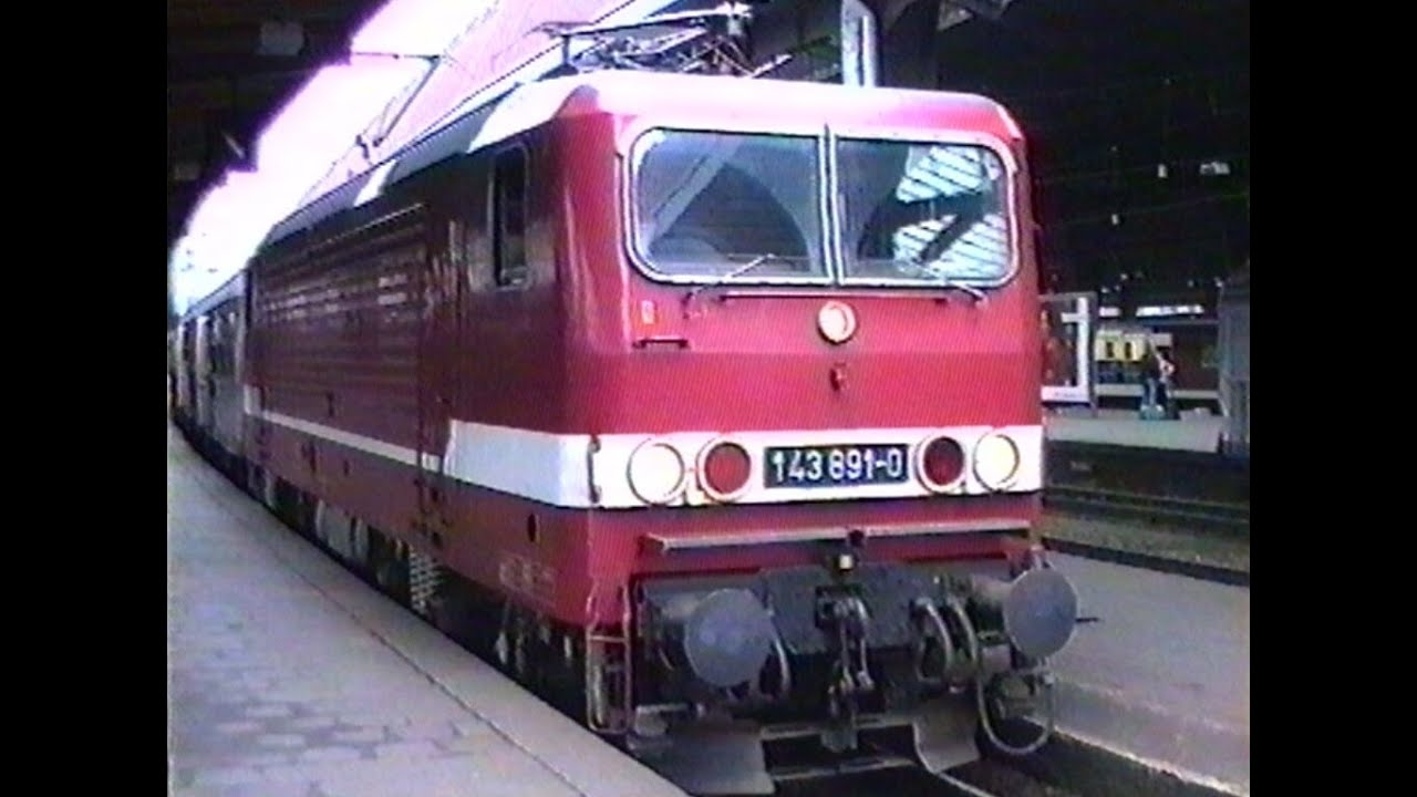 Führerstandsmitfahrt DR 143 891-0 Siegen - Hagen Hbf / Deutsche Bundesbahn 1991