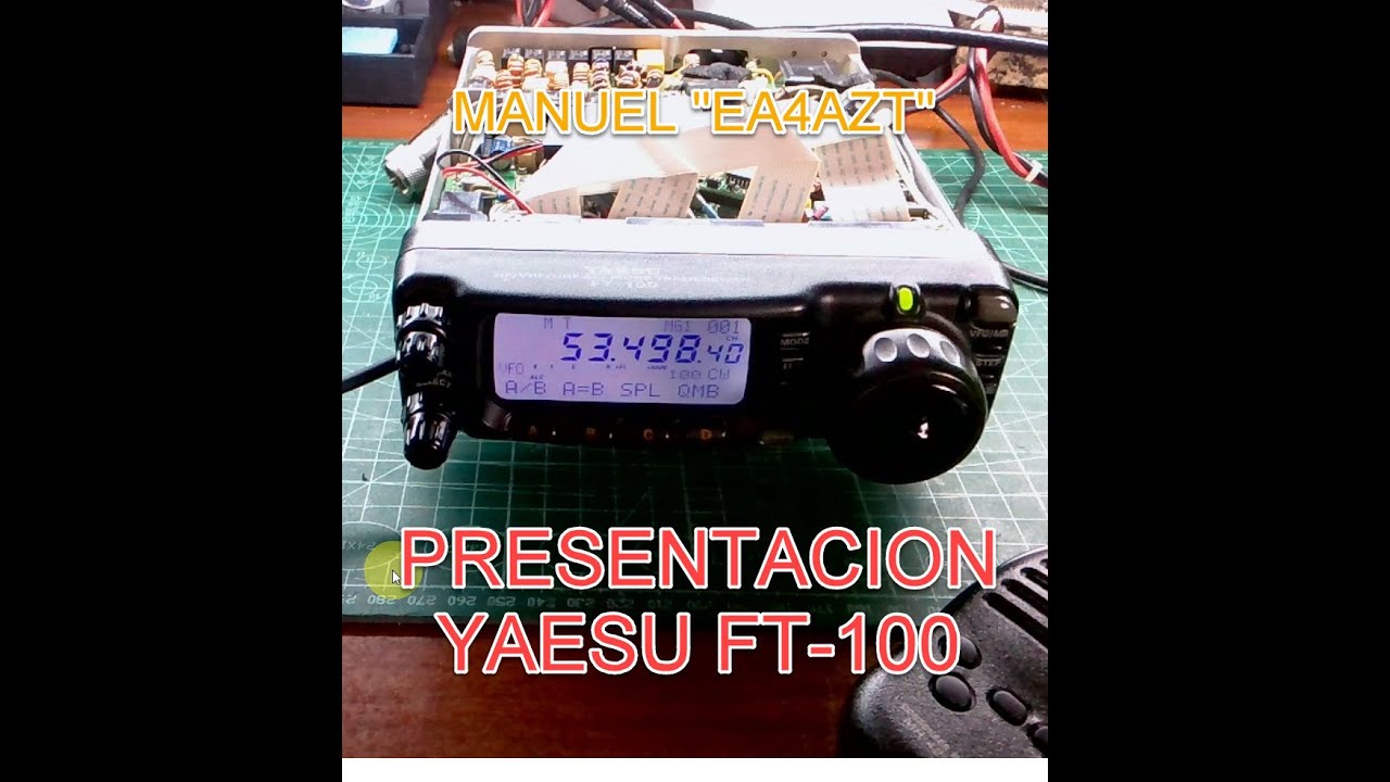 Presentacion yaesu ft 100 para reparar.