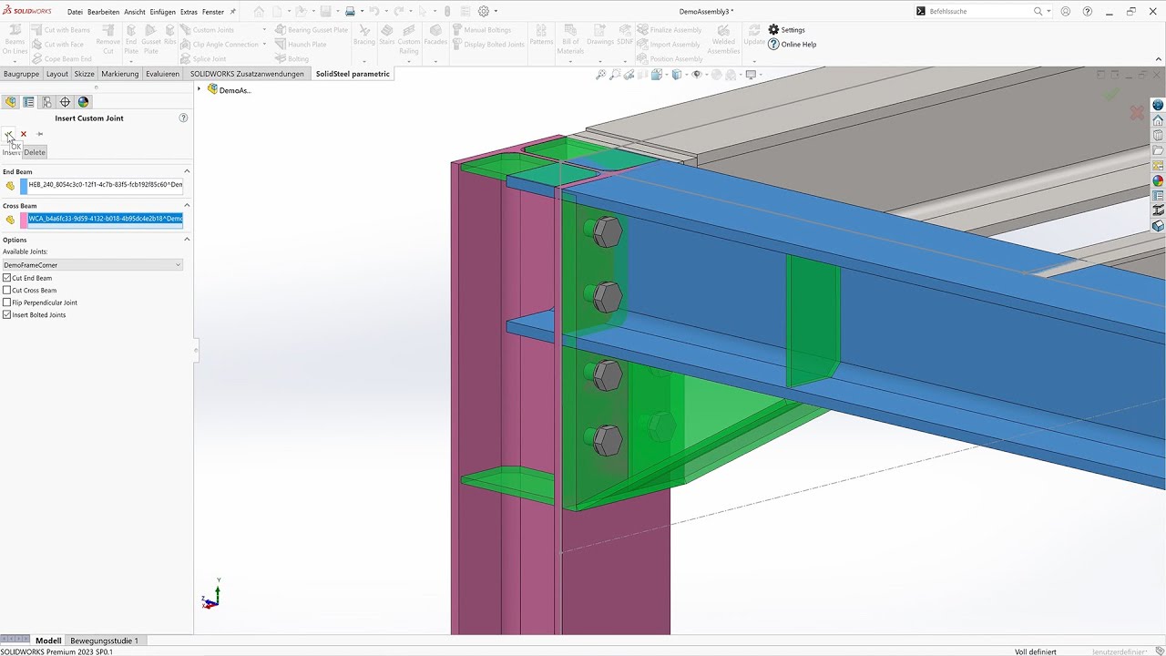 Speed up steel design in SOLIDWORKS with new SolidSteel parametric features