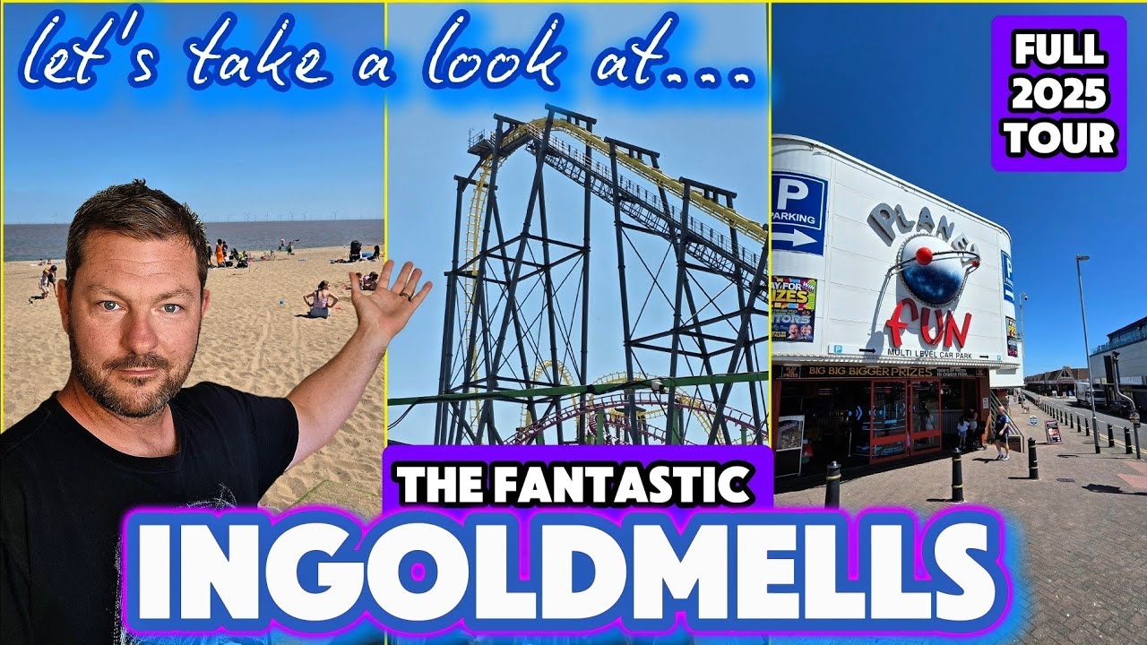 INGOLDMELLS - Full walk-through - NEW 2025 - On the HOTTEST day 🌞⛱️🎢🍟