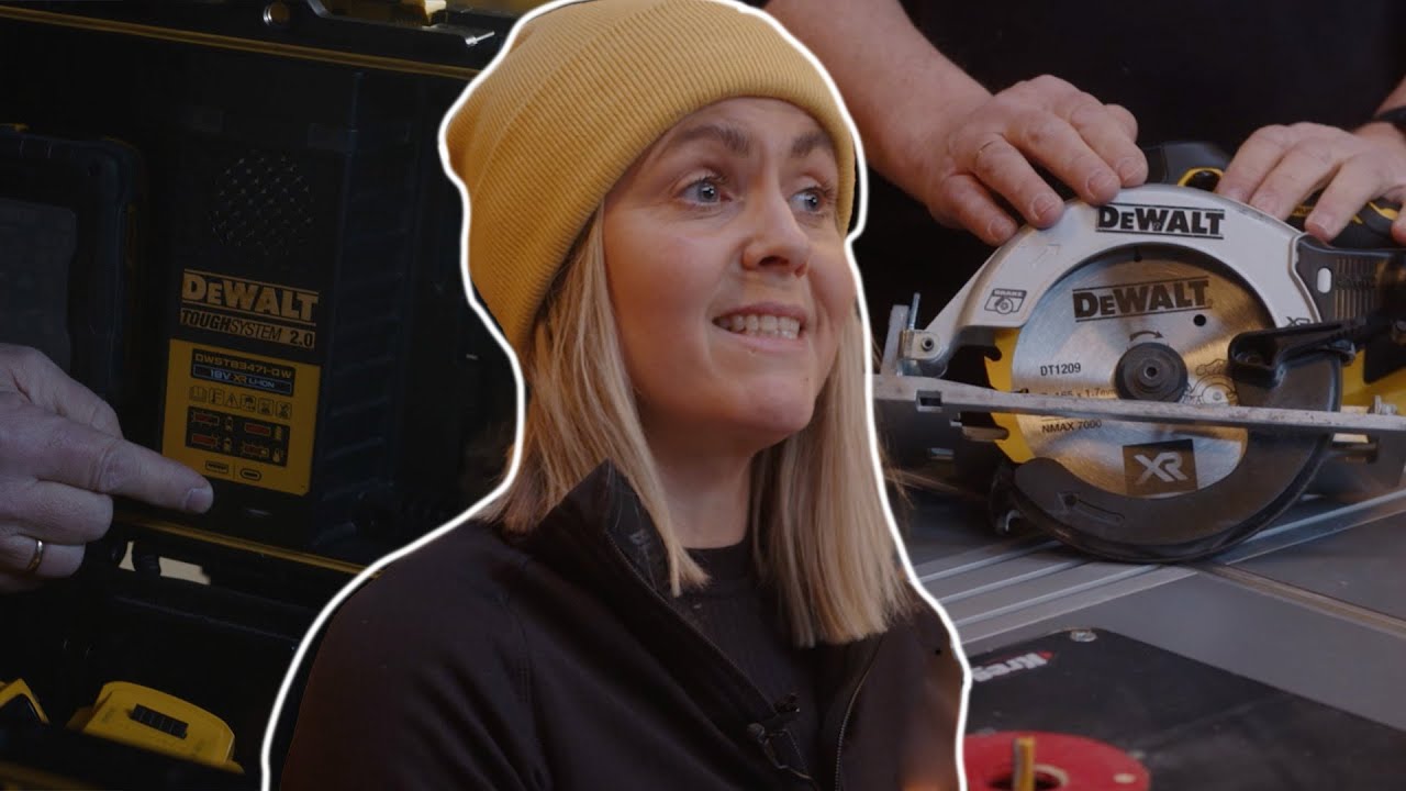 DeWalt p&aring; bes&oslash;k i Proffsnakk-studio!