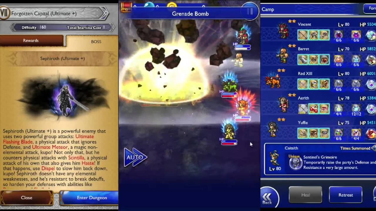 [FFRK] U+ Sephiroth (/r/FFRecordKeeper Tier Challenge)