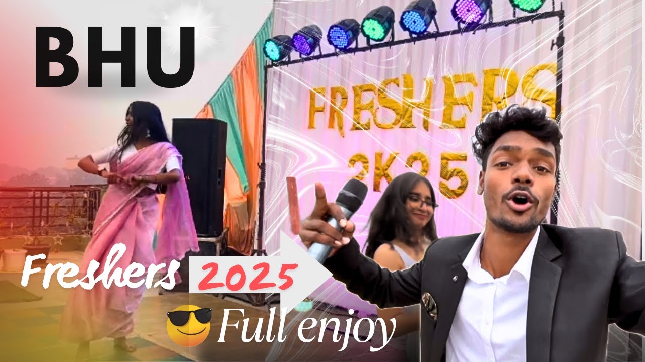 BHU freshers party 🎉 2025 || full enjoy ,#visualart student 🧑‍🎓 #freshers #party #bhu 