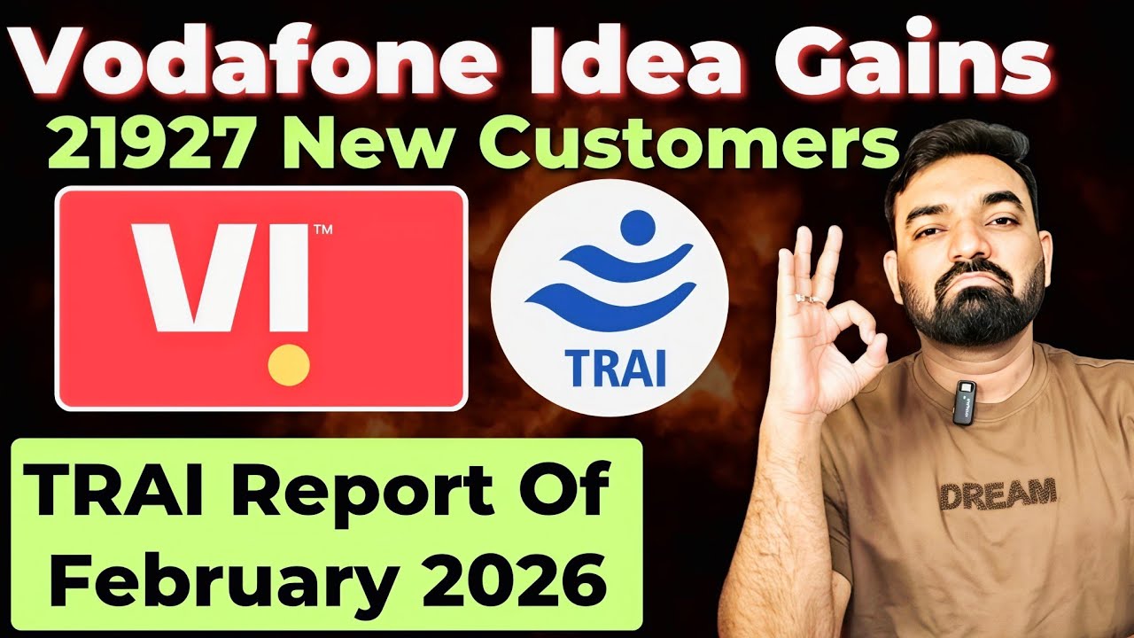 Finally Vodafone ldea Gains New Subscribers, TRAI February 2026 Report #telecomnews #vodafone