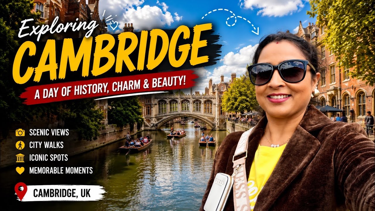 Cambridge Is So Beautiful || The Best Day Trip From London