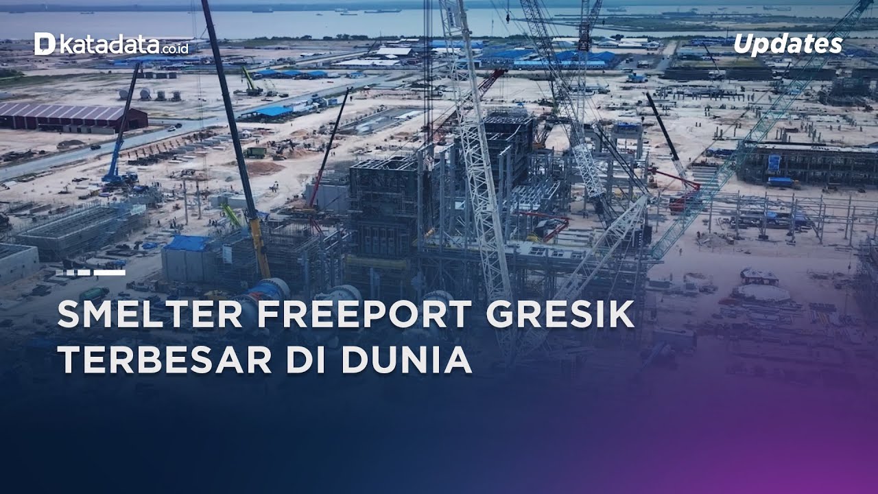 Ini Wujud Proyek Smelter Terbesar di Dunia Milik Freeport