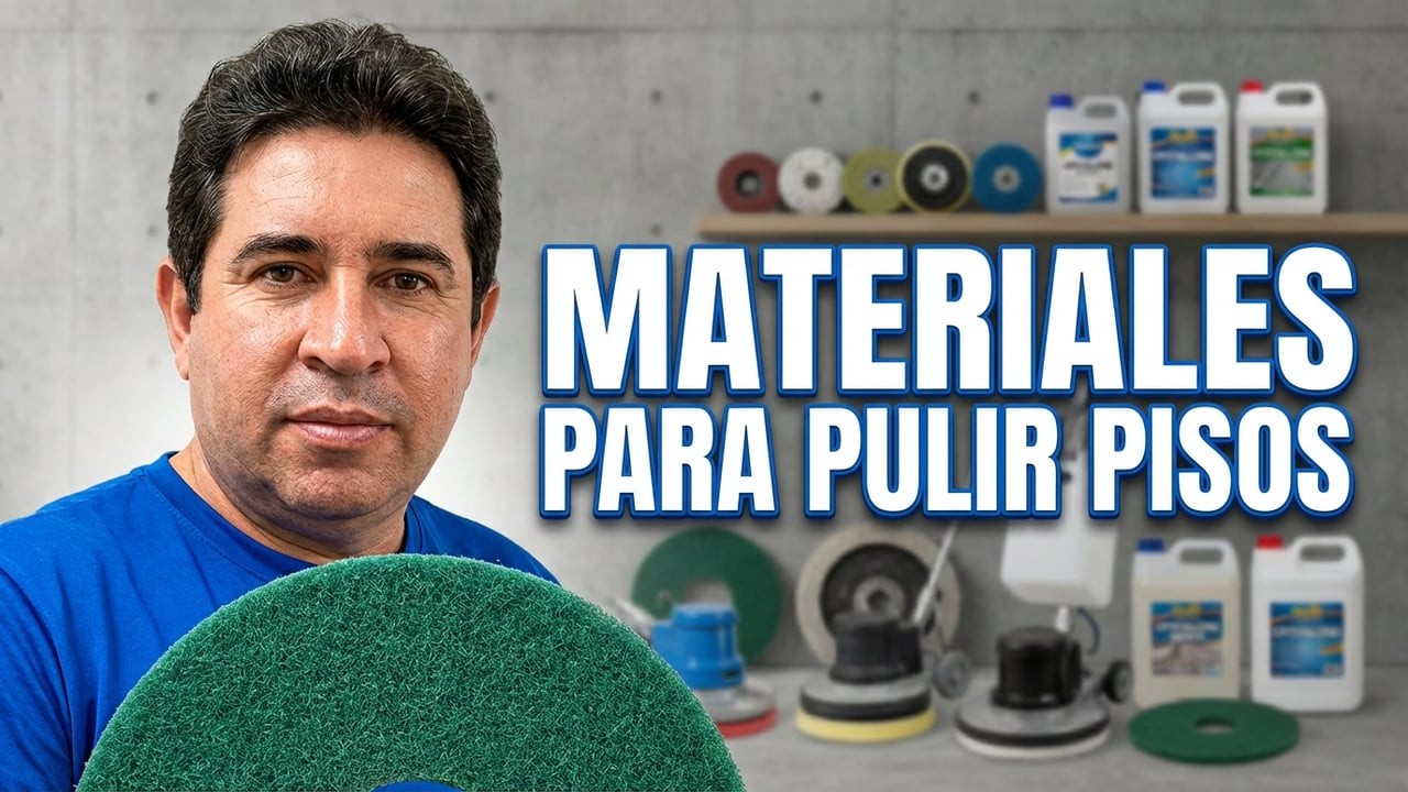 ¿Qué materiales necesitas para pulir pisos?