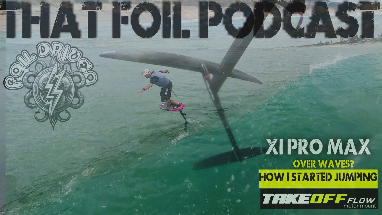 Hoverair X1 Pro Max over Water? | How I started Jumping  | new Flow Motor Mount | That FOIL PODCAST