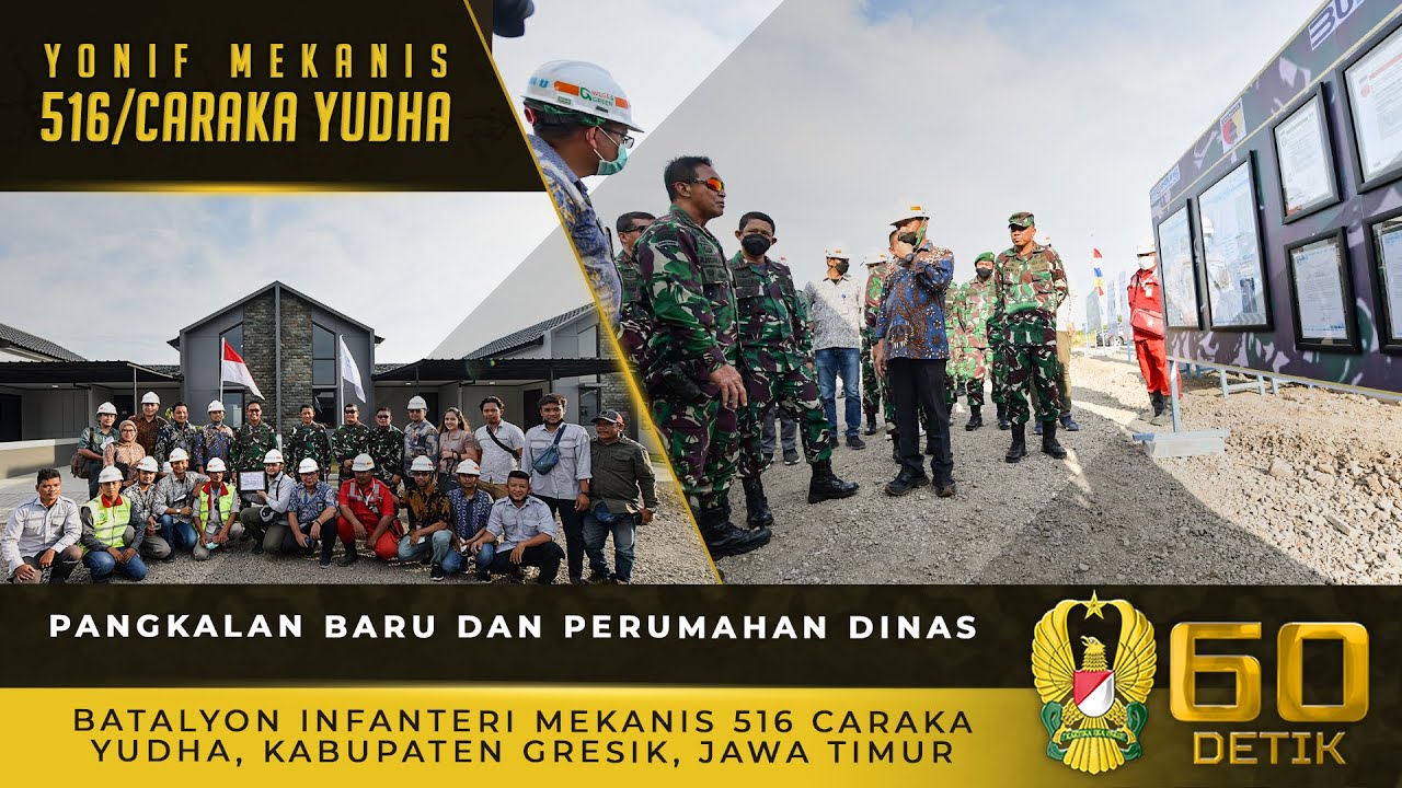 Pangkalan Baru & Perumahan Dinas Yonif Mekanis 516, Kab. Gresik