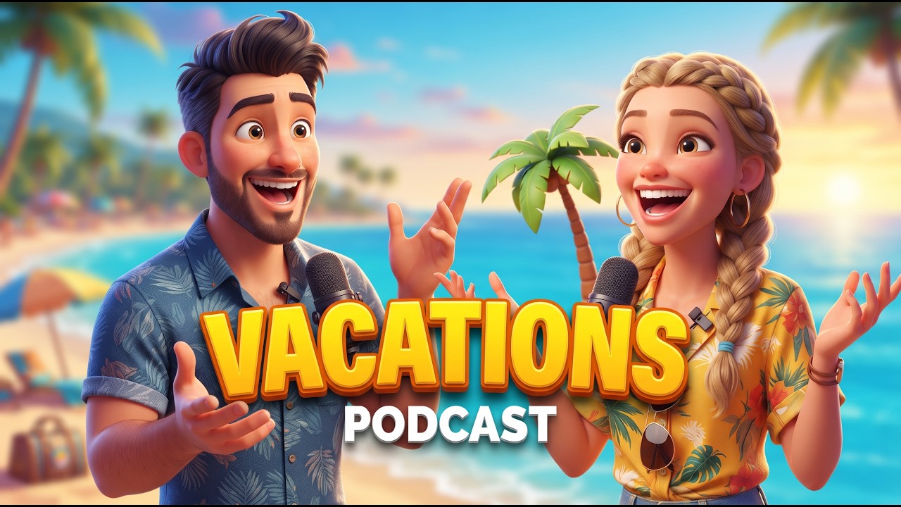 “Let’s Talk About Vacations 🌴| Easy English Conversation for Beginners | English Daily Podcast”