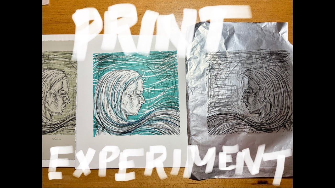 Kitchen Litho Experiment  - How Well Does Foil Travel?