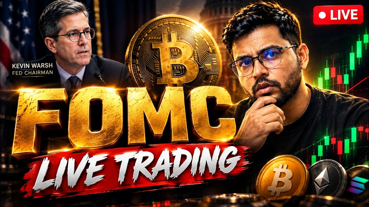 🔴 FOMC LIVE News Trading 🚨 Bitcoin Live Trading & Market Analysis #bitcoin #crypto