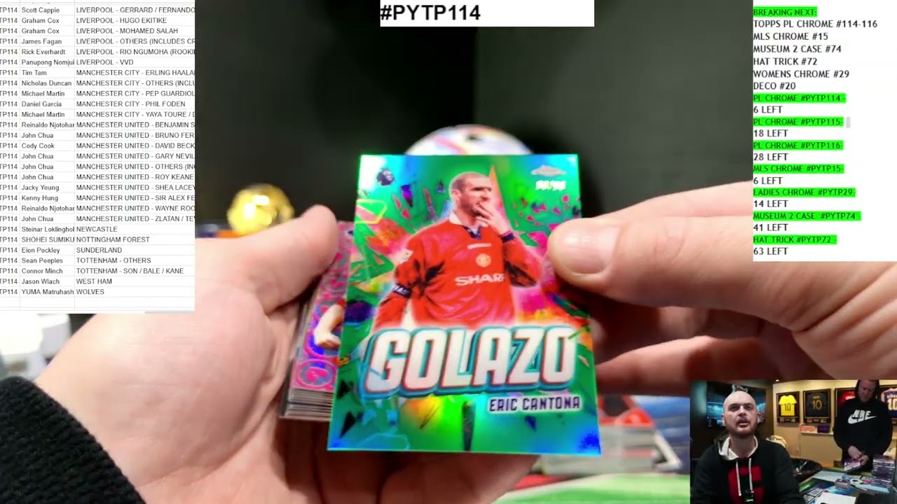 2026 TOPPS CHROME PREMIER LEAGUE SOCCER 12 HOBBY BOX, PYT PICK YOUR TEAM/PLAYER CASE BREAK #PYTP114