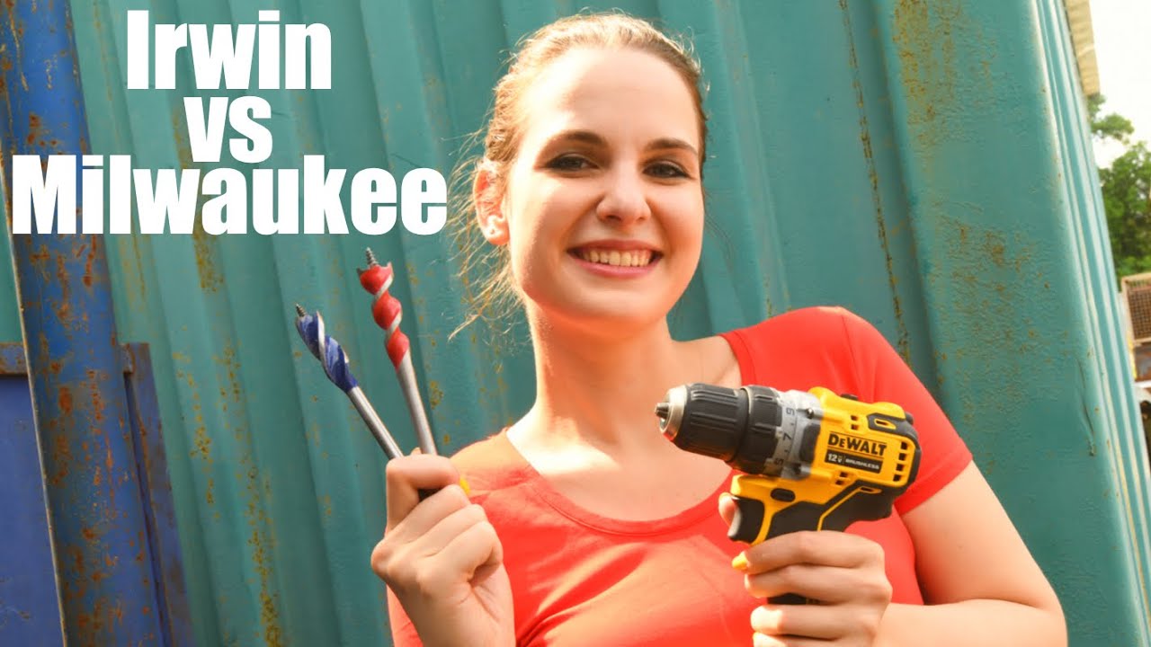 Milwaukee vs Irwin auger drill bits