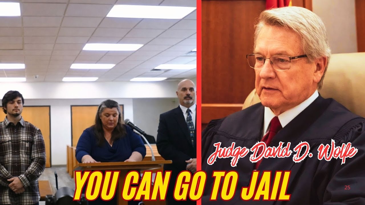 Judge David D. Wolfe Sets Strict Rules for Supervised Visits in Emotional Court Hearing