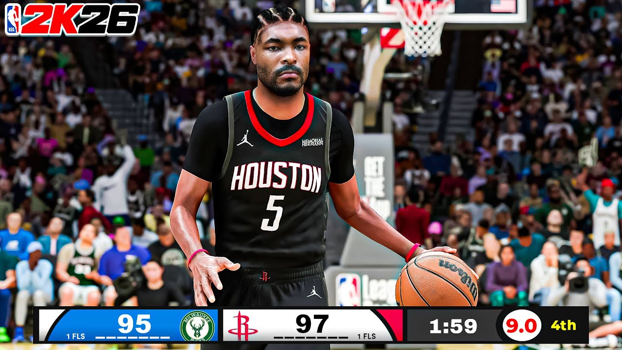 NBA 2K26 MYCAREER #6 — 50-очковый дабл-дабл против Янниса