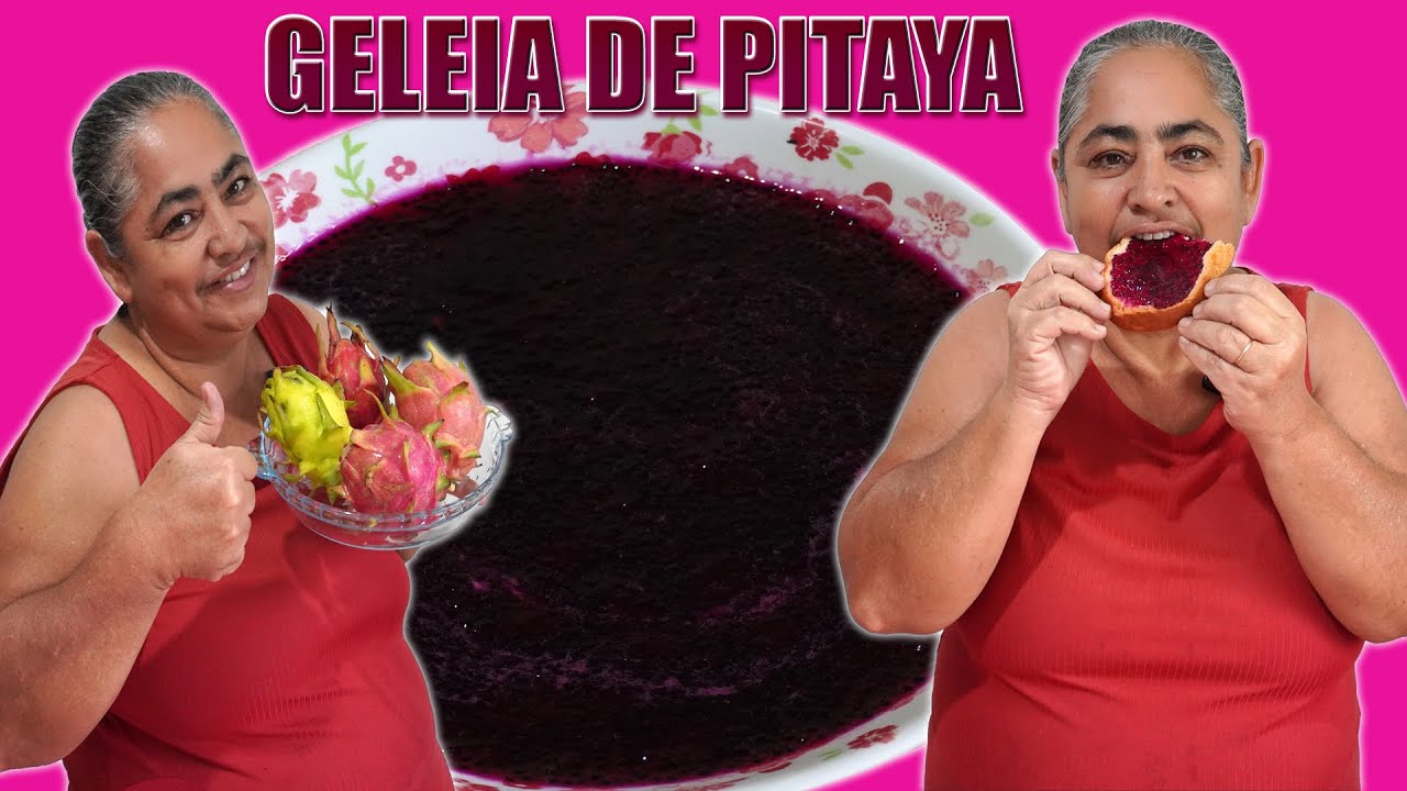 COMO FAZER GELEIA DE PITAYA (PASSO A PASSO) - 4K