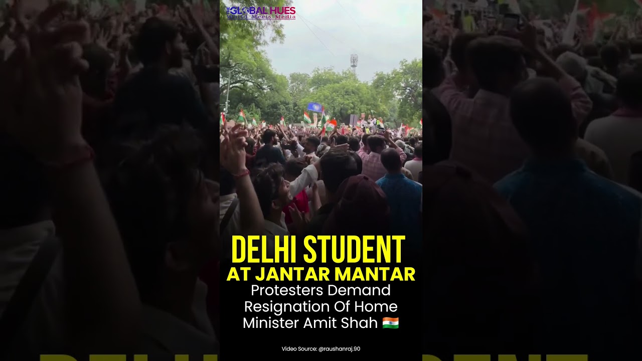 #delhi #studentprotest Protesters Raise #demands & Demand #amitshah #resignation At #jantarmantar 🔥