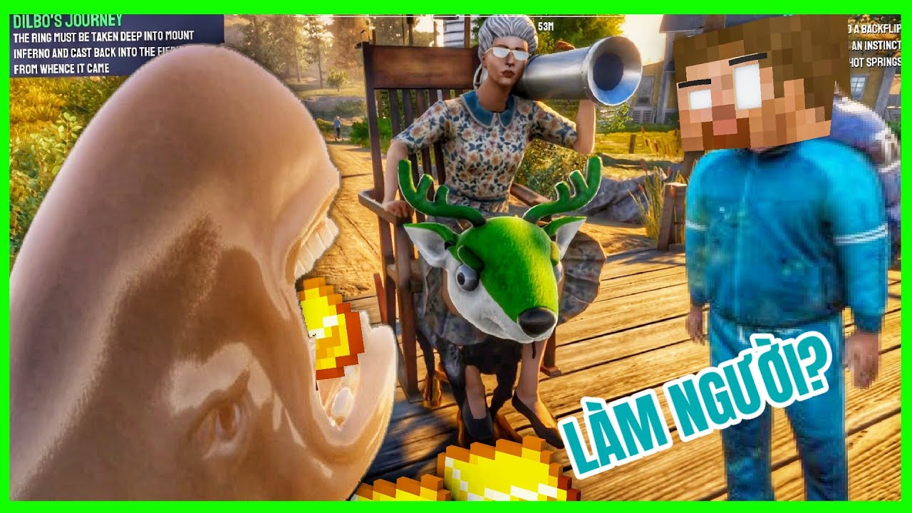 [ Goat Simulator 3 ] MỘT NGÀY LÀM NGƯỜI CỦA BÉ DÊ  | MV Gamer
