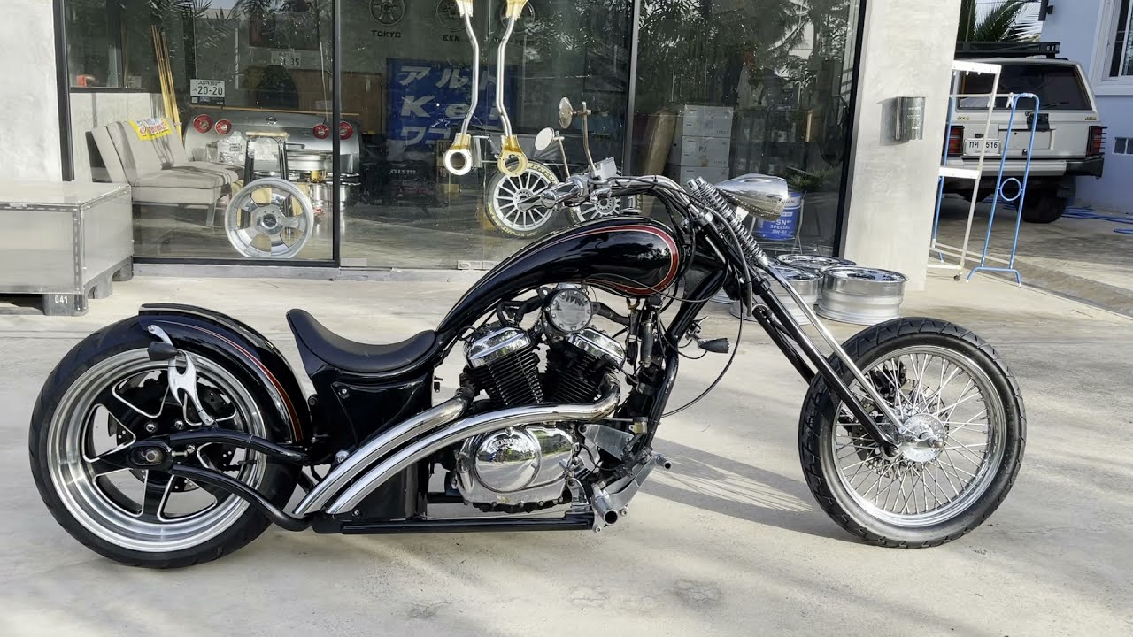 CTW Riders : Honda Steed 400 Springer Custom ยิงเฟรมใหม่ ล้อโต - SOLD