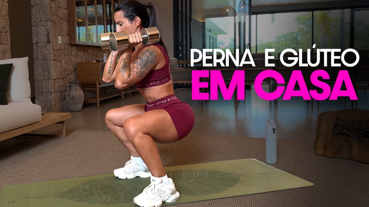 TREINO DE PERNA E GLÚTEO super rápido SEM SAIR DE CASA