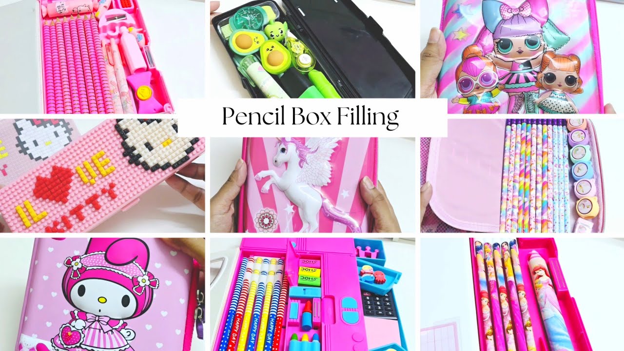 Filling my pencil boxes with cute stationery ✨️ 💕  lot of new stationery 💖 shorts compilation