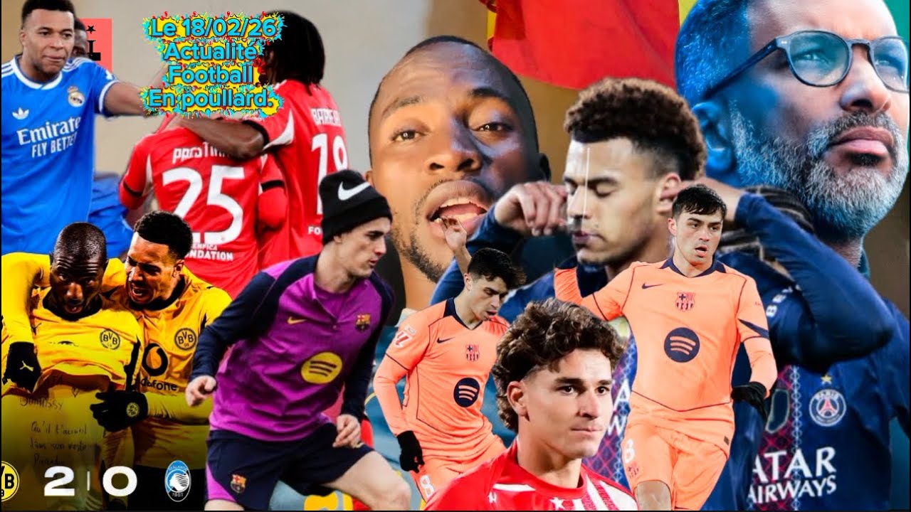 Actualité football en poullard No To Racisme Vini jr. Guirassy mercato etc. 