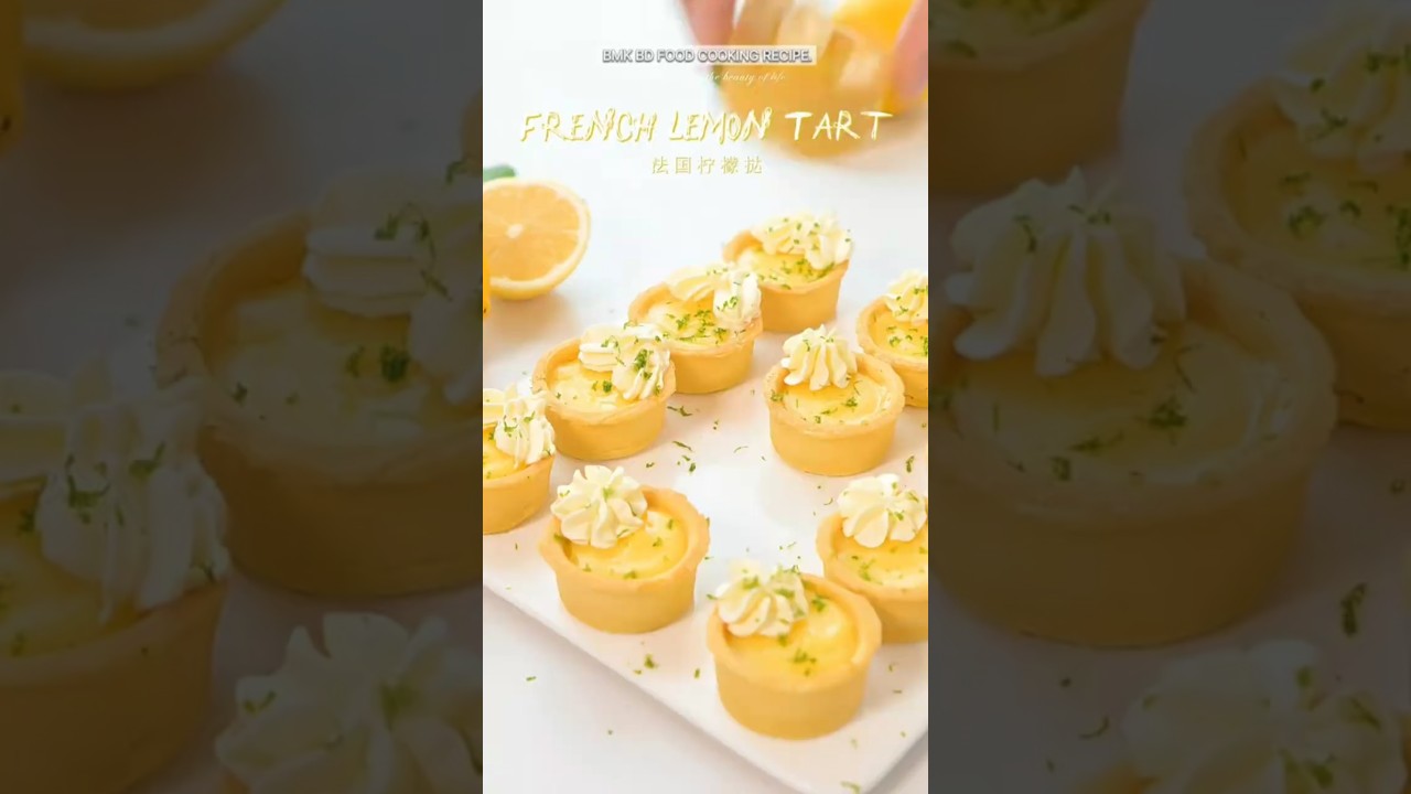 French Lemon Tart Recipe | Easy Classic Dessert at Home