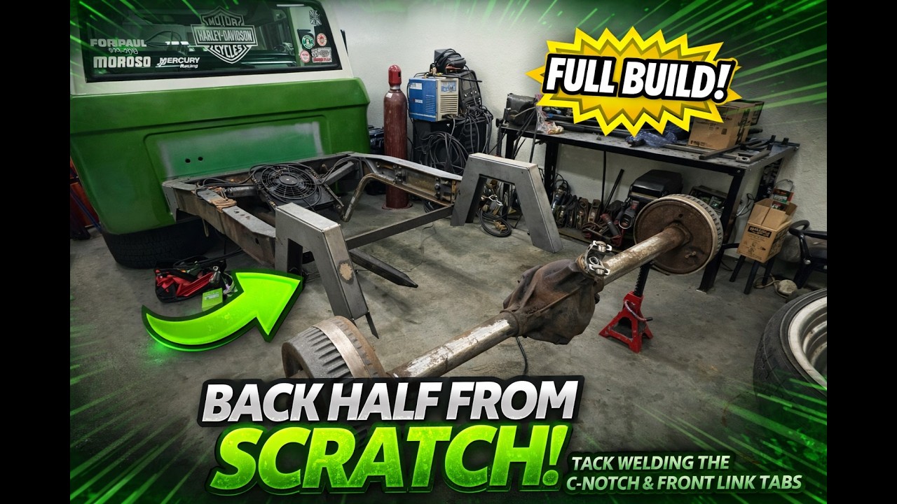 DIY Back Half Build – C-Notch & 4-Link Fabrication