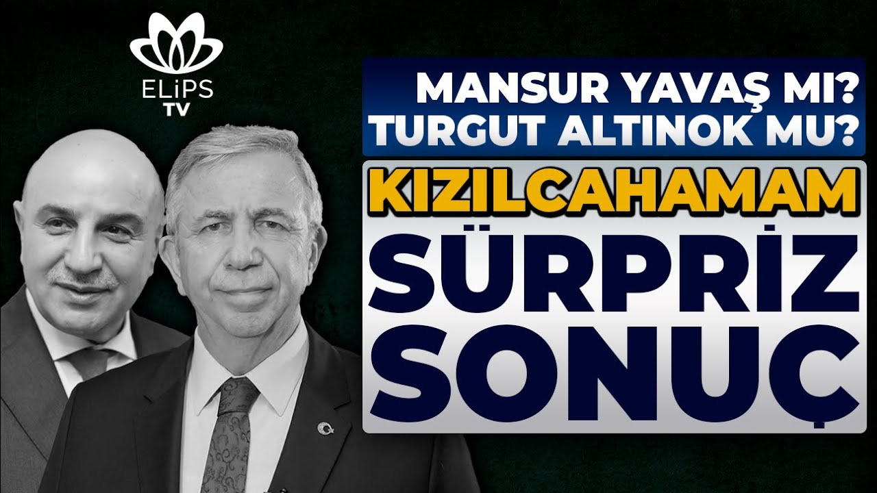 Kızılcahamam'da Mansur Yavaş mı Turgut Altınok mu? Sürpiz Sonuç! | #seçimanketi #kızılcahamam