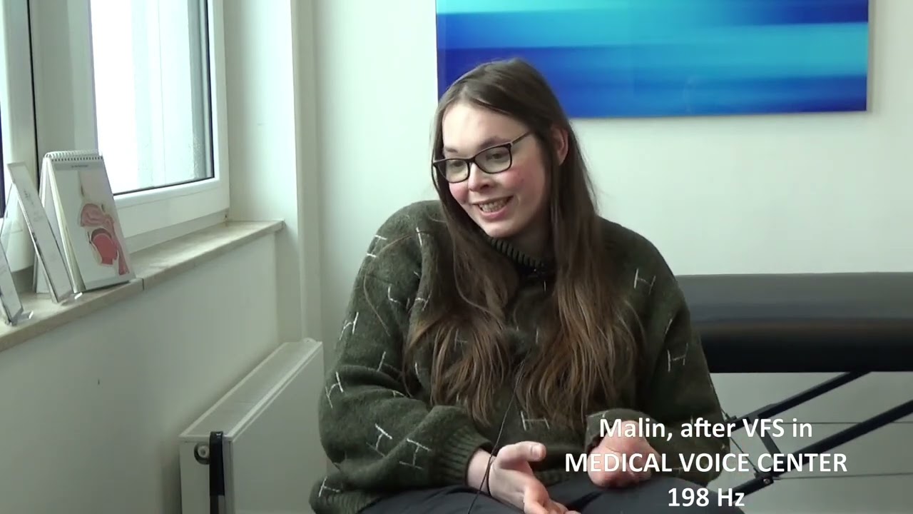 Malin's voice after Voice feminization Surgery (VFS)